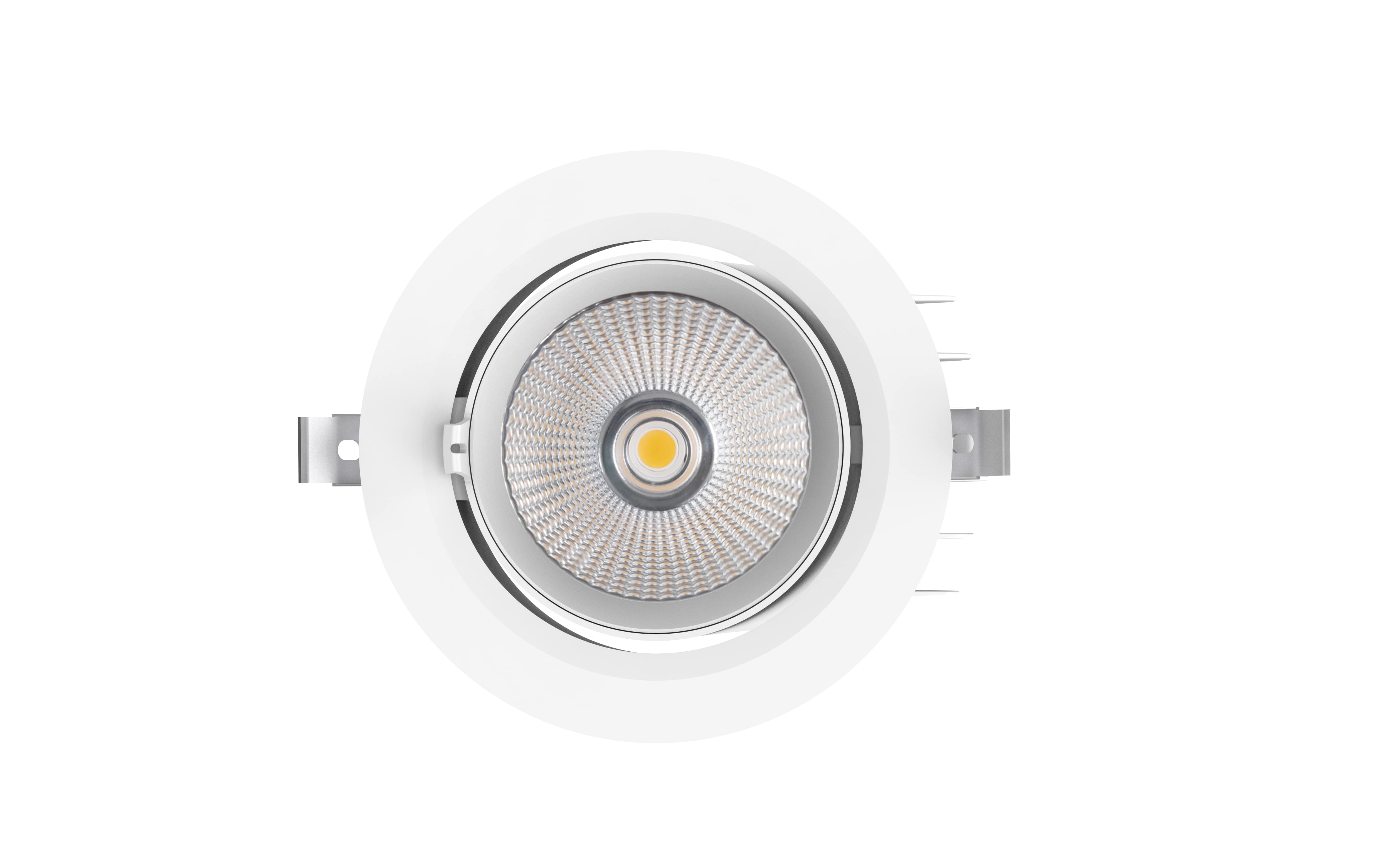 LED-Downlight MULTI 2 20-40 W, 830, 4.800 lm, 36°, PowerSwitch, 235x144 mm, Loch 200-210 mm