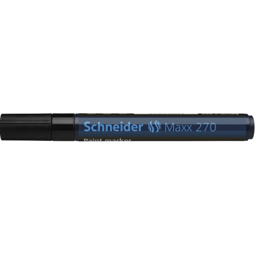 Lack-Marker mit Rundspitze "Schneider" 1 - 3 mm schwarz