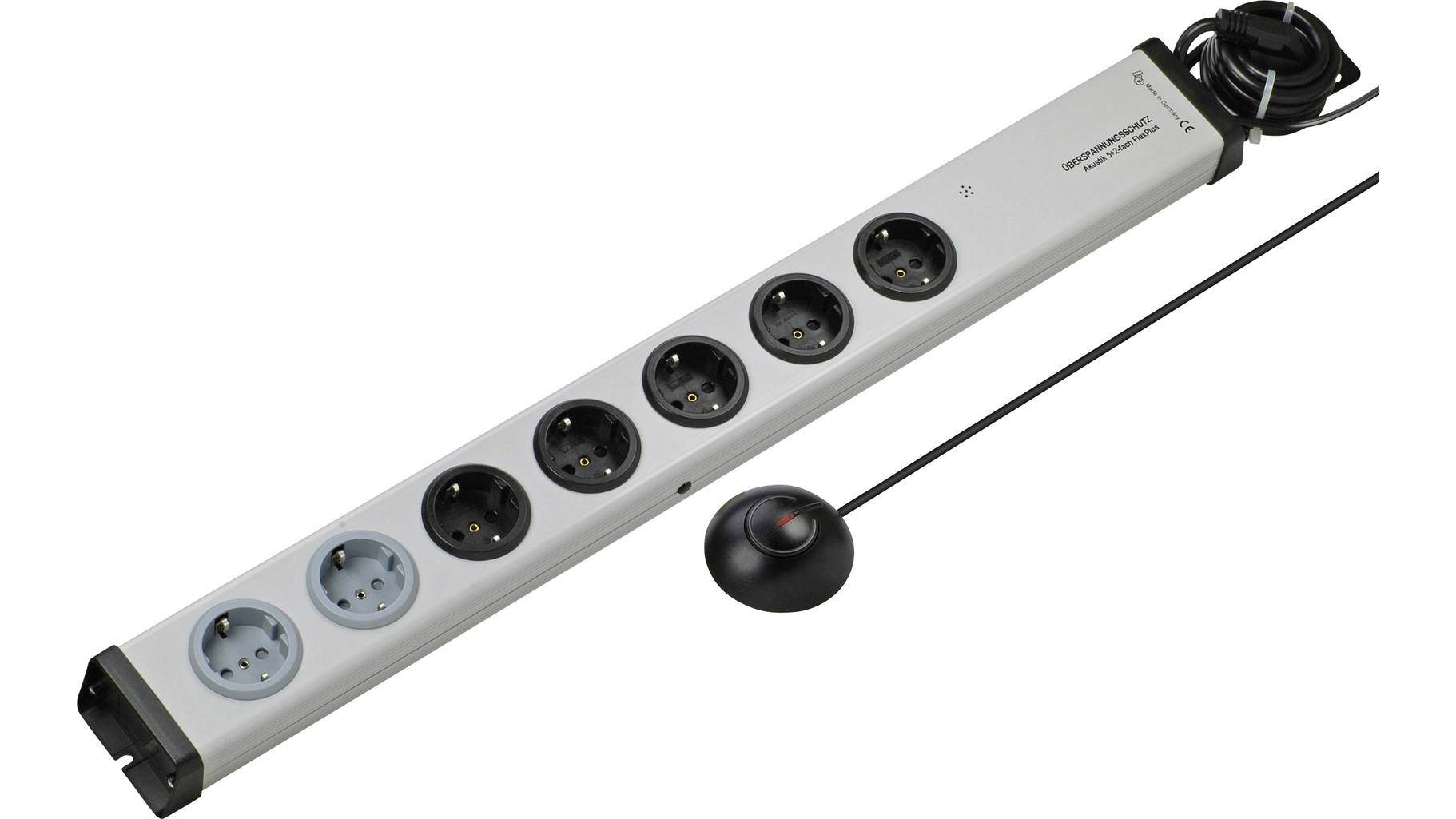 Steckdosenleiste Überspannungsschutz Akustik 5+2-fach FlexPlus VARIO LINEA