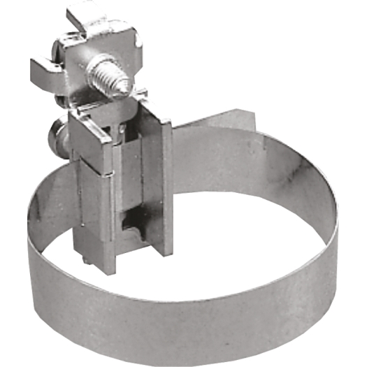 Erdungs-Bandschelle für Rohrleitungen 9,7 - 48,3 mm