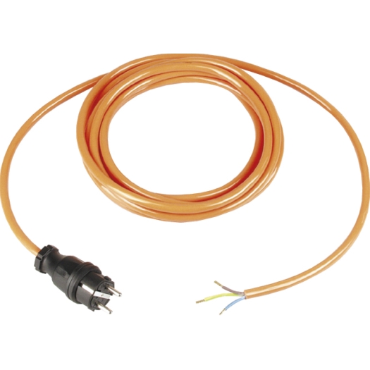230 V-Anschlussleitung H07BQ-F 2 x 1,5 mm² orange 10 m