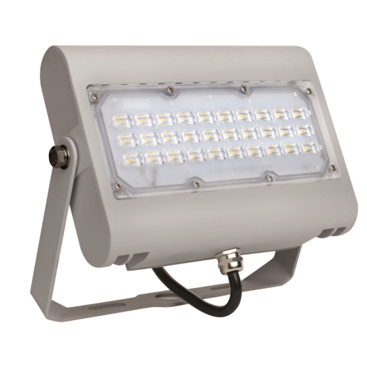LED-Fluter CUBIC 2.0 PRIMELine MID-POWER 50 W grau warmweiß 830