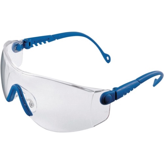 Schutzbrille Op-Tema EN 166-1FT Bügel blau,Scheiben klar PC HONEYWELL