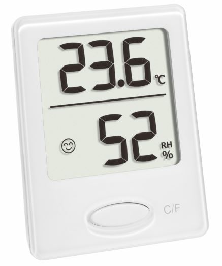 Digitales Thermometer weiß
