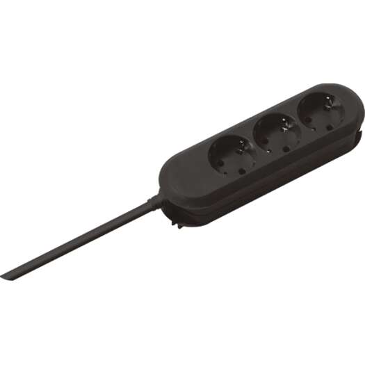 Steckdosenleiste Smart 3xSchutzkontaktsteckdosen schwarz Zuleitung 3,0m