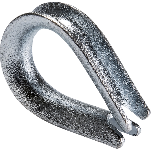 Stahldrahtseil-Kausche bis 5 mm Ø
