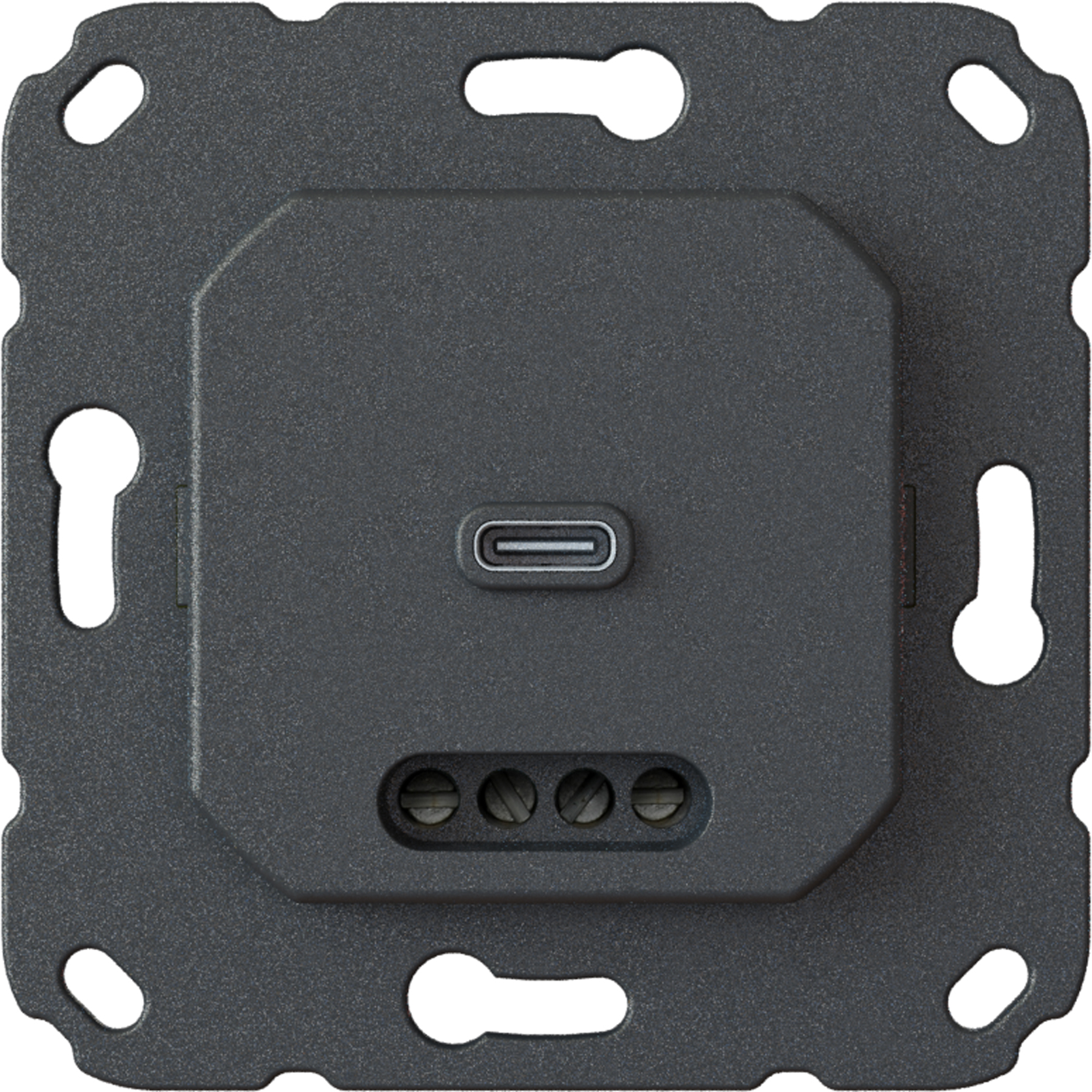 USB-C Steckdose Comfort, Unterputzeinsatz, Power Delivery (PD),  Schnellladefunktion, 65 W OPUS 55