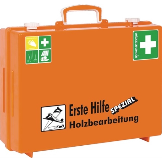 Erste Hilfe Koffer Beruf SPEZIAL Baustelle B400xH300xT150ca.mm orange SÖHNGEN