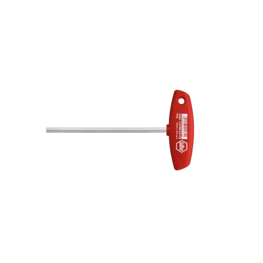 Stiftschlüssel mit Quergriff Sechskant glanzvernickelt (00919) 5 x 350 mm