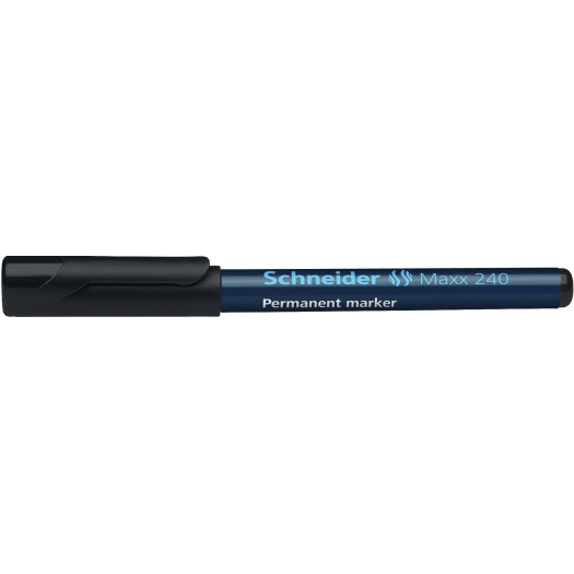 Permanent-Marker mit Rundspitze "Schneider" 1 - 2 mm schwarz