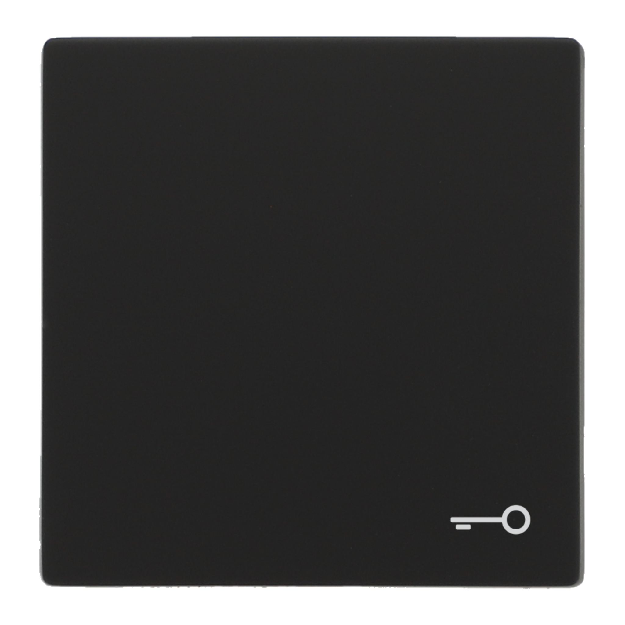 Wippe mit Schlüssel-Symbol schwarz matt RAL 9005 K55