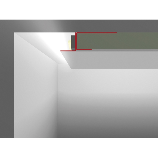 ADP LED-Trockenbauprofil ADP / inkl. Grundierung
