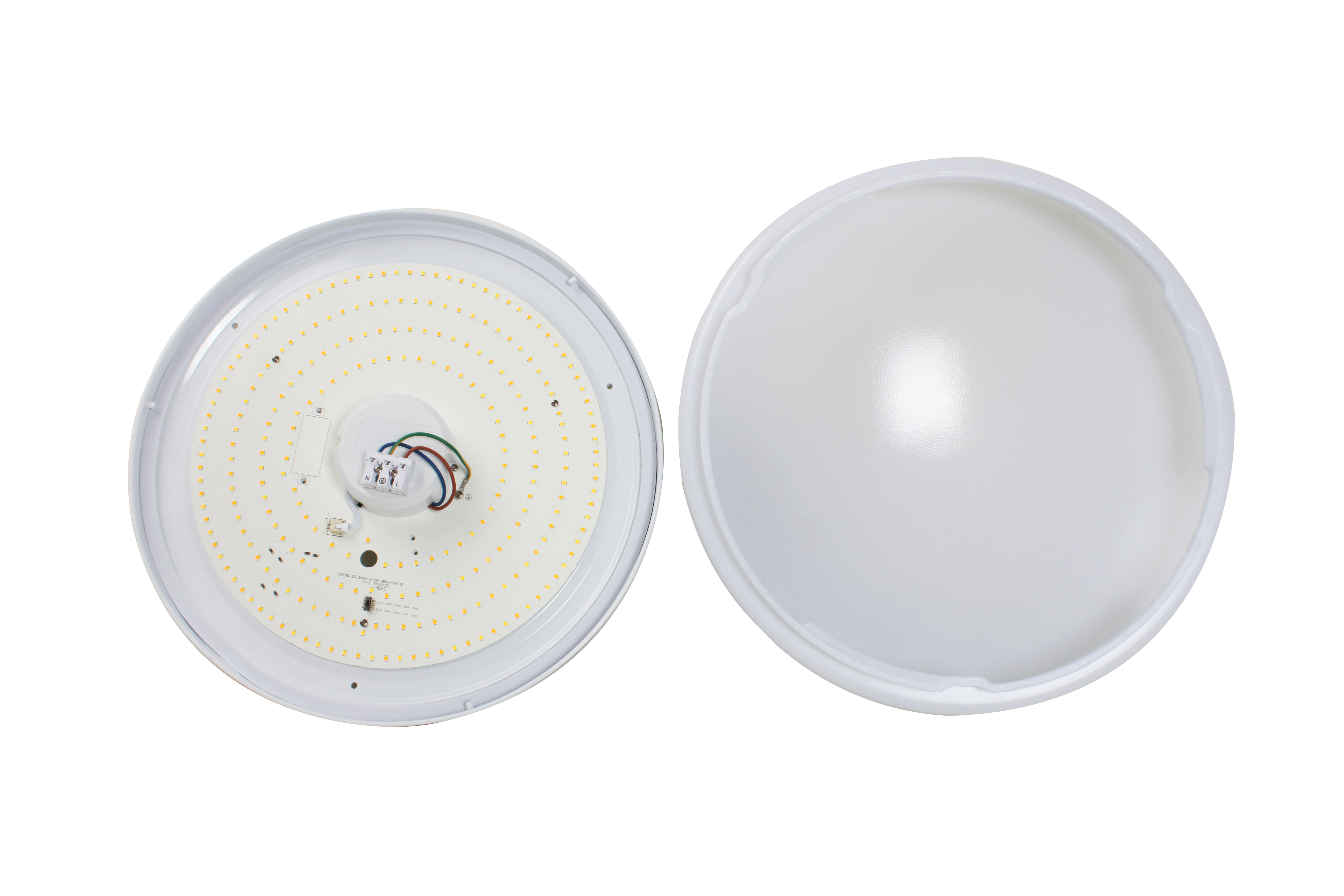 Abdeckung für LED-Rundleuchte CLASSIC - BASELine - Senso 2, weiß, Ø 400 mm
