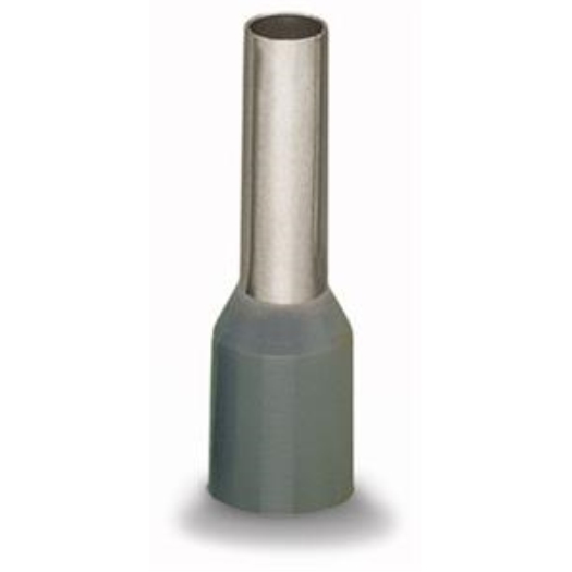 Aderendhülse Hülse für 4 mm² / AWG 12 mit Kunststoffkragen grau