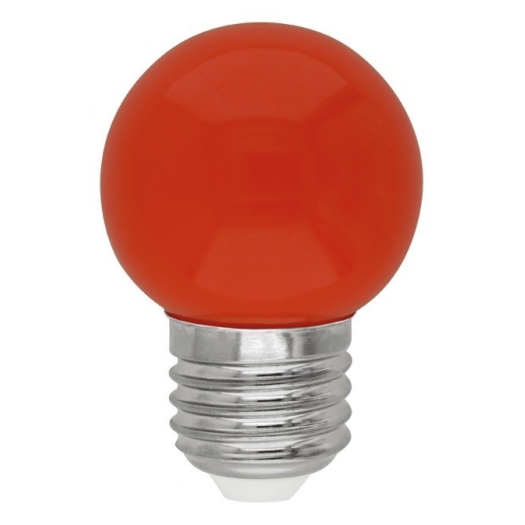 LED in Tropfenlampenform - E27 "bunt" rot