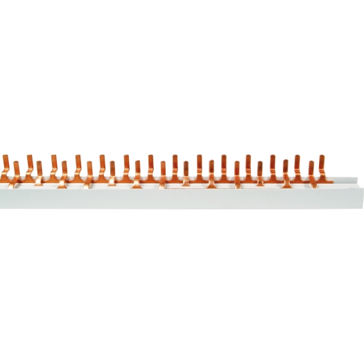 4-Phasen Stiftschiene, L-Ausführung, offen 54 x 2 Pole, 1016 mm lang
