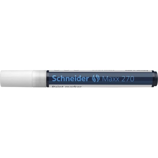 Lack-Marker mit Rundspitze "Schneider" 1 - 3 mm weiß