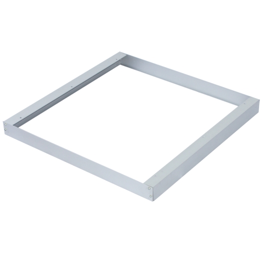 LED-Panel MULTI - Aufputzrahmen weiß 595 x 595 x 5 mm flach