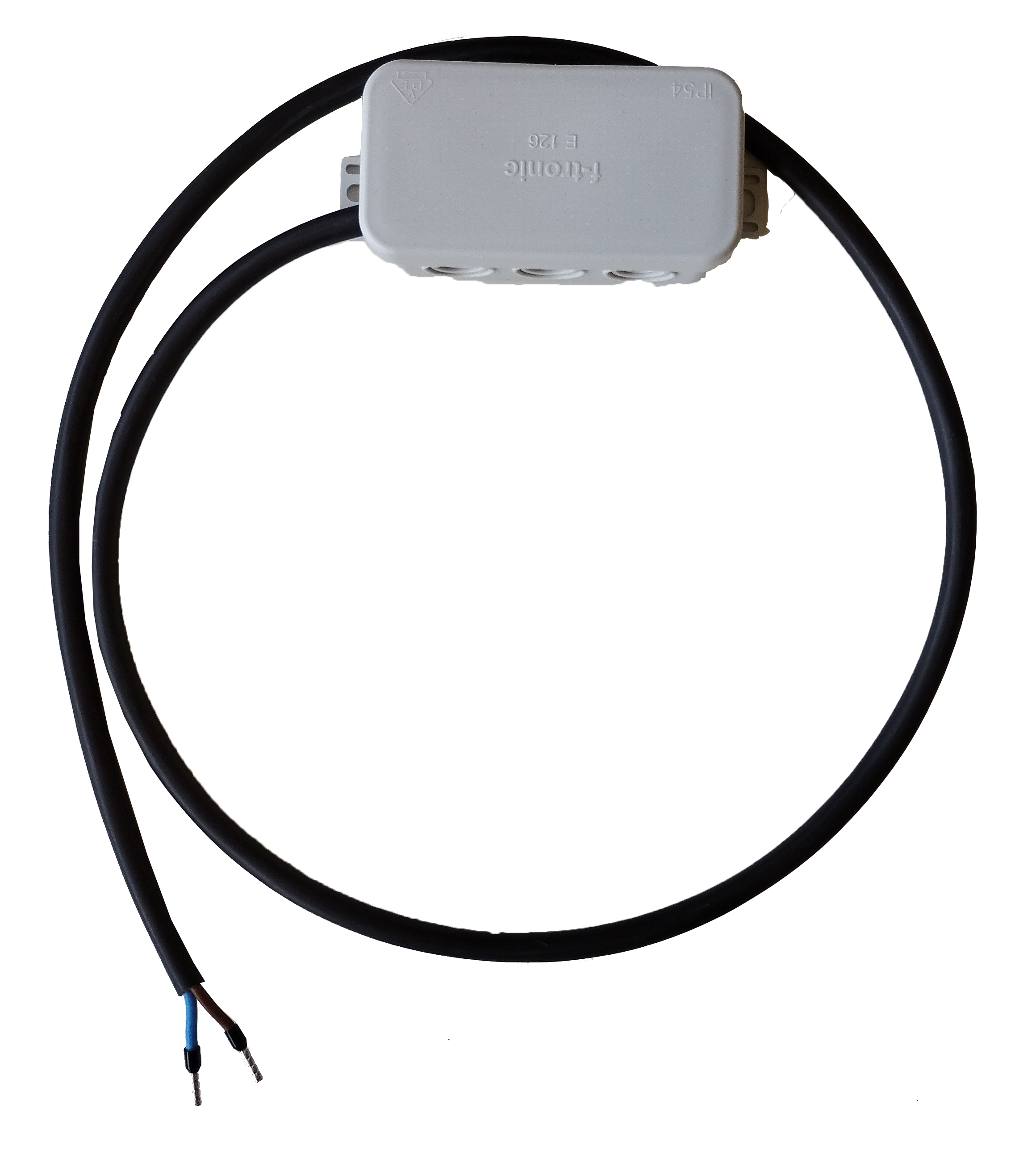 LED-Treiber Anschlussset, 100 cm, 2x0.75mm², Abzweig-Dose, WAGO Klemmen