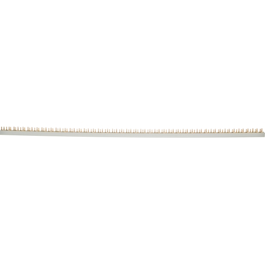 3-Phasen Stiftschiene, L-Ausführung, offen 37 x 3 Pole, 996,8 mm lang
