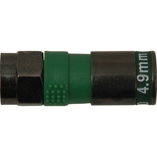 F-Stecker Compression, professionell bis 4,8 mm Ø Dielektrikum