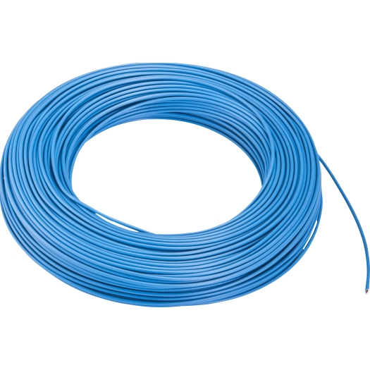 PVC-Aderleitung starr H07V-U 4,0 mm² blau