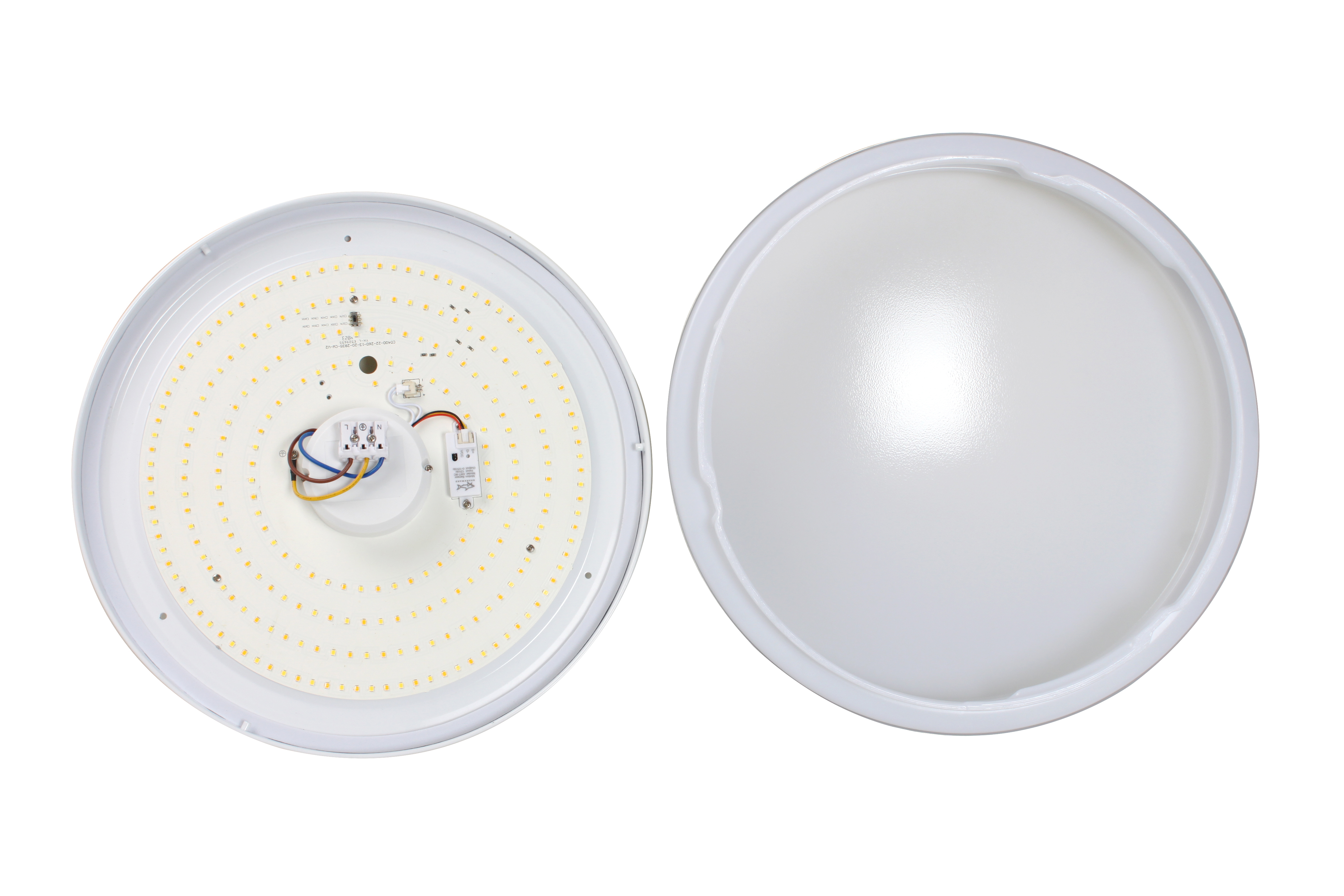 Abdeckung für LED-Rundleuchte CLASSIC - BASELine - Senso 2, chrome, Ø 400 mm